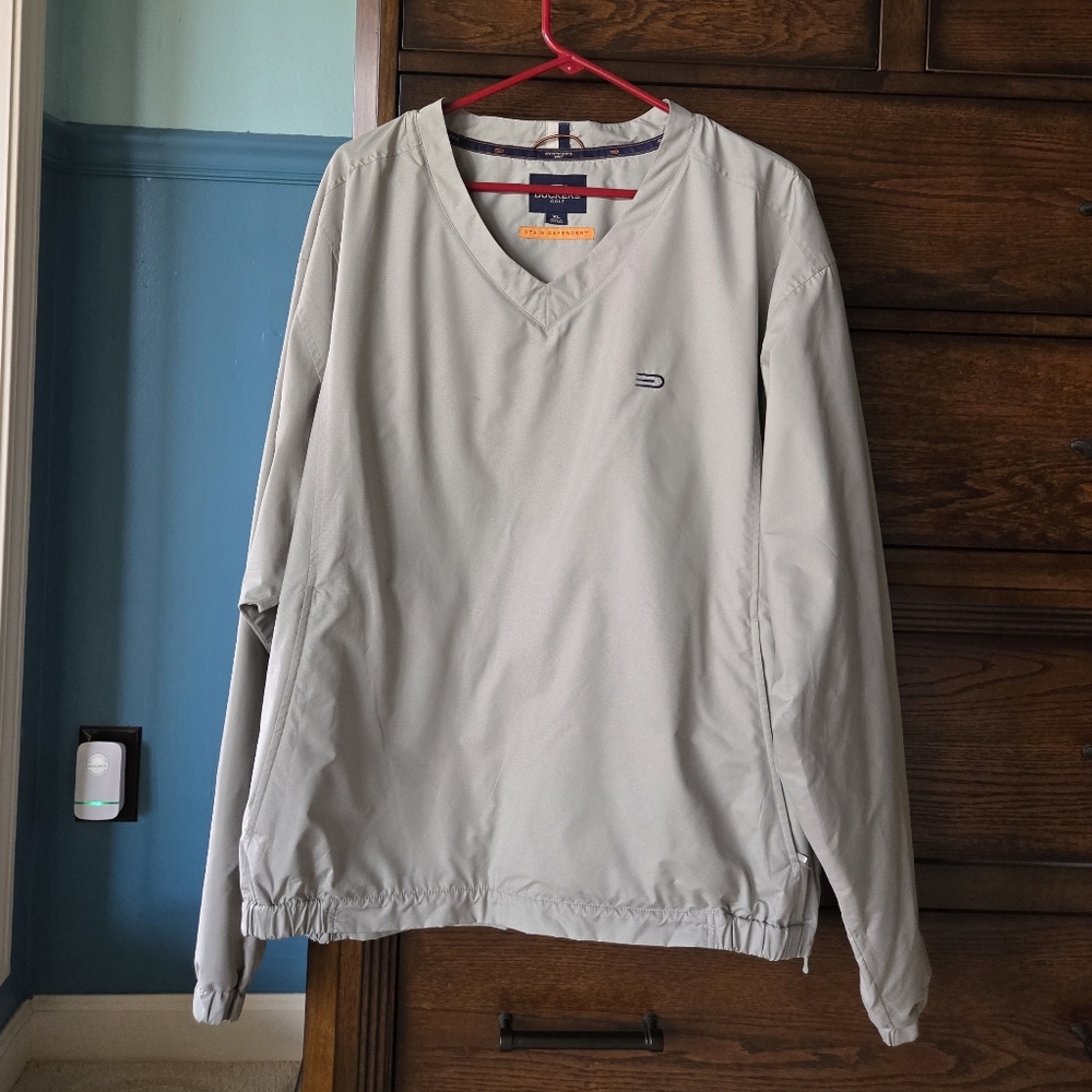 Dockers Golf Pullover Jacket Green XL